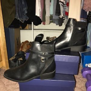 H&M LEATHER BOOTS